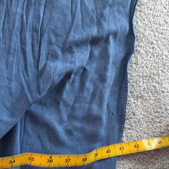Vintage style Rayon  Long KAFTAN  MAXI DRESS Blue One Size - Picture 7 of 12